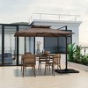 Tangkula Patio 9.5FT Square Cantilever Offset Umbrella Double Vented 360° Heavy Duty - 2 of 4