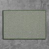 Colonial Mills Outdoor Houndstooth Tweed - Leaf Green 2'x11' - 2 of 2