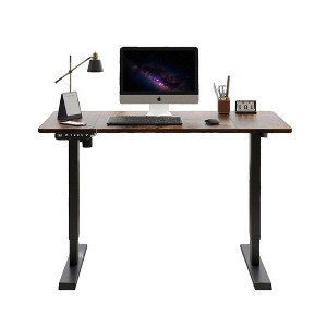 Okak Adjustable Lift-up Computer Drafting Table with Wooden Tabletop,Home Office Drafting Standing Desk for Adults/Teens - 1 of 4