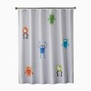 SKL Home Saturday Knight Ltd Monsters Design Creature Shaped Bright Colores With High/Low Tufting Rug - 27x27", Multi - 4 of 4