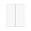 HOMLUX Easy-DIY 12 in D x 42 in H in Shaker White Ready to Assemble Wall Kitchen Cabinet 2 Doors-3 Shelves - 4 of 4
