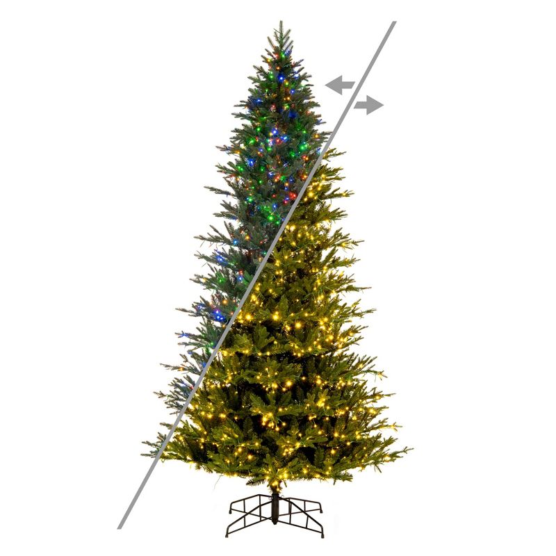 Vickerman Kamas Fraiser Fir Artificial Color Changing Christmas Tree, 1 of 5