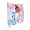 Disney Doc McStuffins Cuddle Team Purple, Pink and Aqua Rainbows and Clouds Super Soft Toddler Pillow - 2 of 4