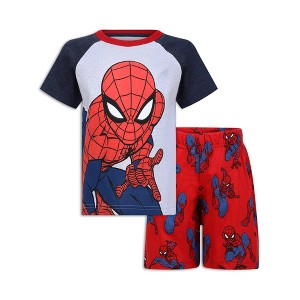 Marvel Avengers Boys Short Sleeve T-Shirt and Short Set for Little Kids - 1 of 4