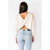 Women's Adelynn Twist-Back Sweater - falcon park - 3 of 4