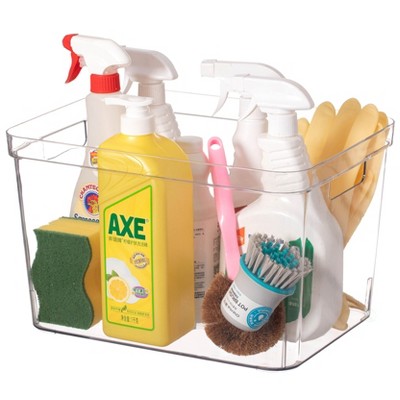 Basicwise Large Set of 3 Clear Storage Container with Lid For Kitchen Pantry Cabinet & Fridge For Organizing, Durable Bin For Home or Office Use — фото 5