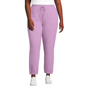 Lands' End Women's Serious Sweats High Rise Jogger Pants - 1 of 3