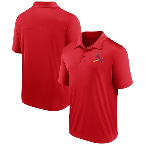 MLB St. Louis Cardinals Men's Polo T-Shirt - S