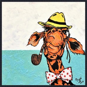 Amanti Art Mister Handsome by Anda Bieza Canvas Wall Art Print Framed - 1 of 4