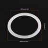 Unique Bargains Coffee Machine Replacement Parts Silicone Rings White 5 Pcs - 2 of 3