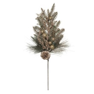Transpac Artificial 30 in. Multicolor Christmas Pine Spray - 1 of 4