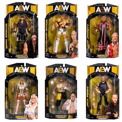 AEW Unrivaled 18 Complete Set of 6 Action Figures