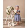 2Bunnies Lace Pom Pom Trim Baby Girl Dress - 3 of 4