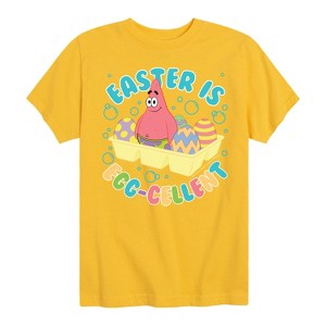 Boys' - SpongeBob Squarepants - Easter Is Egg Short Sleeve Graphic T-Shirt - 1 of 4