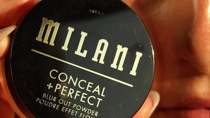 Milani Conceal + Perfect Blur Out Powder - Translucent - 0.17oz, 2 of 8, play video