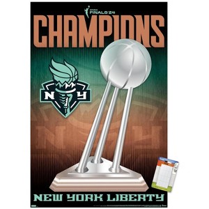 Trends International WNBA New York Liberty - 2024 WNBA Finals Team Logo Unframed Wall Poster Prints - 1 of 4