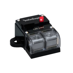 Rockford Fosgate RFCB140 140 Amp Circuit Breaker 1/0 Awg/ 4 Awg Inputs - 1 of 1