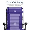 Best Choice Products Oversized Padded Zero Gravity Chair, Folding Outdoor Patio Recliner w/ Side Tray - 3 of 4