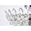 Elegant Lighting Emilia 5 - Light Flush Mount in  Chrome - 3 of 4
