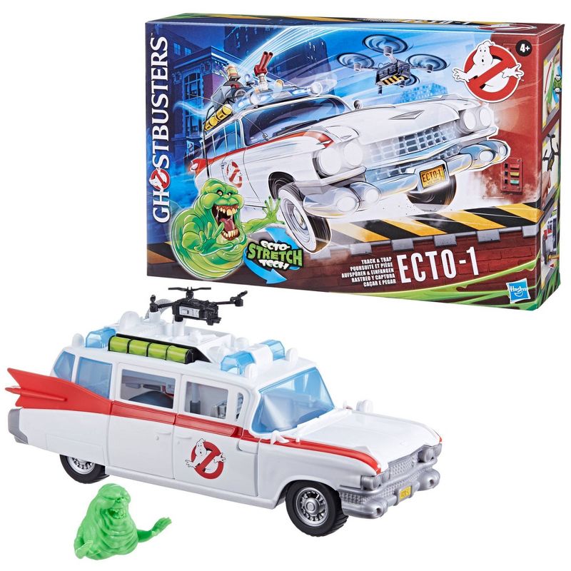 Ghostbusters Track and Trap Ecto-1 Toy Vehicle with Slimer Figure, 4 of 11