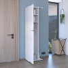 Depot E-Shop Broom Storage Closet with One Door 71.3" H, Four Shelves and Broom and Mop Holder - 2 of 4
