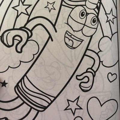 Crayola 288pg Epic Book Of Awesome Coloring Book : Target