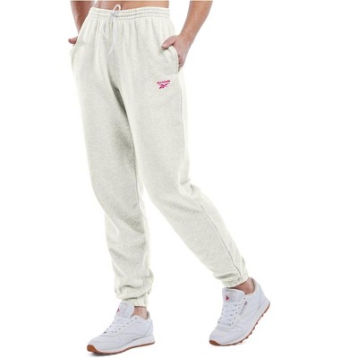 Reebok Womens Identity Drawstrings Athletic Jogger Pants