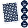 Big Dot of Happiness Navy Blue Elegantly Simple - Guest Party Favors Round Candy Sticker Favors - Labels Fits Chocolate Candy (1 sheet of 108) - 2 of 4