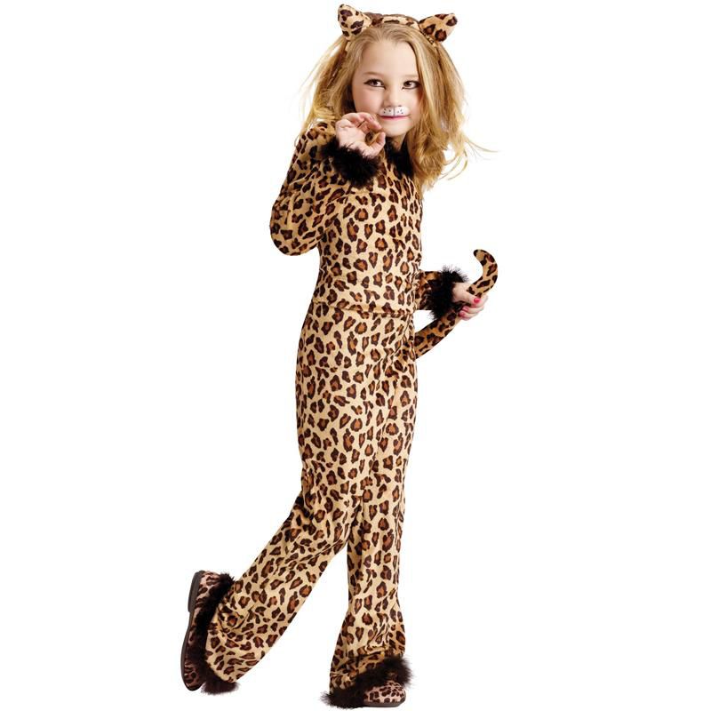 Fun World Pretty Leopard Girls' Costume, 1 of 3