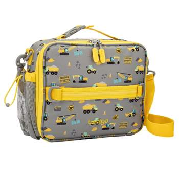 Nickelodeon Spongebob SquarePants Characters Patrick Star Sandy Cheeks Mr. Krabs Squidward 2 PC Lunch Box Backpack Bag Set - Yellow