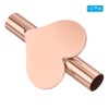 Unique Bargains Wall-Mounted Heart-Shaped Display Decoration Flower Vase Tube - 3 of 4