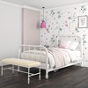 DHP Jenny Lind Metal Bed, White, Twin - 3 of 4