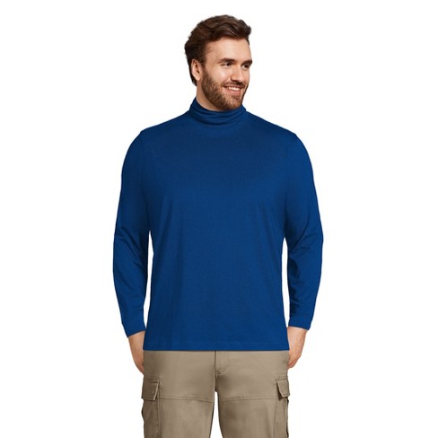 Lands' End Men's Big And Tall Super-t Turtleneck - 4x Big Tall ...