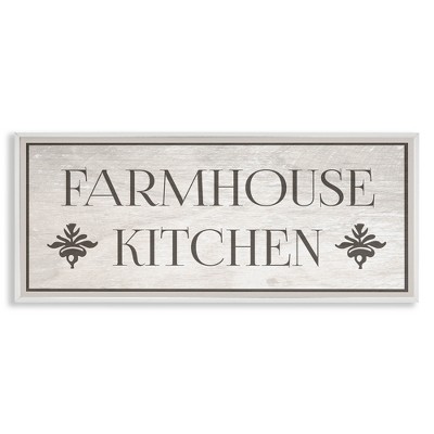 Stupell Industries Farmhouse Kitchen Typography, 24" x 10"