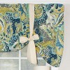 RLF Home Eccentric Tailored 100% Cotton with Fully Lined 3" Rod Pocket Valnance for Windows 50" x 20" - 3 of 4