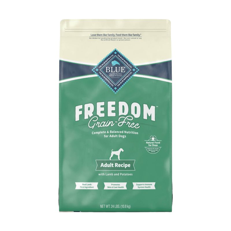 Blue Buffalo Freedom Grain Free with Lamb, Potatoes & Peas Adult Dry Dog Food, 1 of 11
