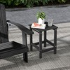 Tangkula 2PCS 14" Patio Adirondack Side Table HDPE Square Weather Resistant Garden - 2 of 4
