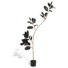 7FT Tall Artificial Rubber Tree, Faux Rubber Plant in Pot, Fake Greenery Floor Plant for Home Living Room Office Indoor Outdoor Decor - 4 of 4