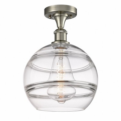 Rochester - 1 Light Semi-Flush Mount In Industrial Style-12.88 Inches Tall and 10 Inches Wide