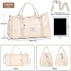 Women's gym sports luggage with wet pockets and shoe cabinet, suitable for carrying luggage for exercise - 3 of 4