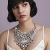 SOHI Women's Crystal Silver Maxi Crystal Necklace - 4 of 4