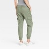 Over Belly High-Rise Maternity Joggers - Isabel Maternity by Ingrid & Isabel™ Green - image 2 of 4