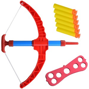 ArtCreativity Red Super Bow & Arrow Shooter Set with Darts - 1 of 4