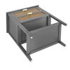NicBex Modern American Farmhouse End Table with 2 Drawers & Bottom Shelf,Rustic Side Table,Console Table for Bedroom,Living Room - 4 of 4