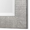 Uttermost Tulare Metallic Silver Mirror – 48" Tall, Textured Wood Frame with Light Gray Wash Finish - 3 of 4