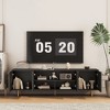 Bella Depot 68" Fluted TV Stand, Entertainment Center with Storage Doors, TV Console Media Cabinet for TVs up to 70" - 3 of 4