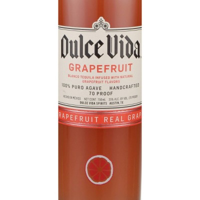 Dulce Vida Grapefruit Flavored Blanco Tequila - 750ml Bottle_2