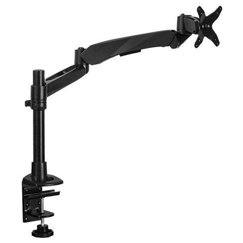 Mount-it! Height Adjustable Full Motion Professional Spring Arm Single  Monitor Desk Mount, Fits Up To 32 In. Screens, Cable Management