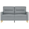 vidaXL 2-Seater Sofa Light Gray 47.2" Fabric - 3 of 4