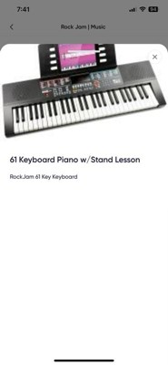 RockJam 54 Key Keyboard, a Portable Keyboard Piano with Full Sized Keys :  Rock Jam
